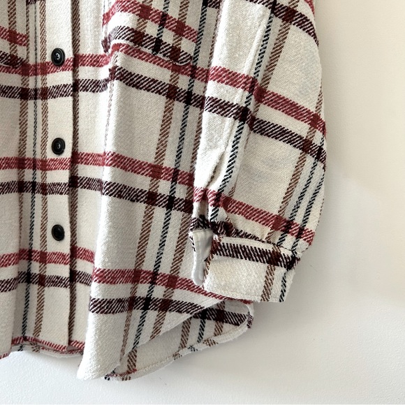 Bellerose | Neutral Patterned Button-Down Shacket - Picture 3 of 4